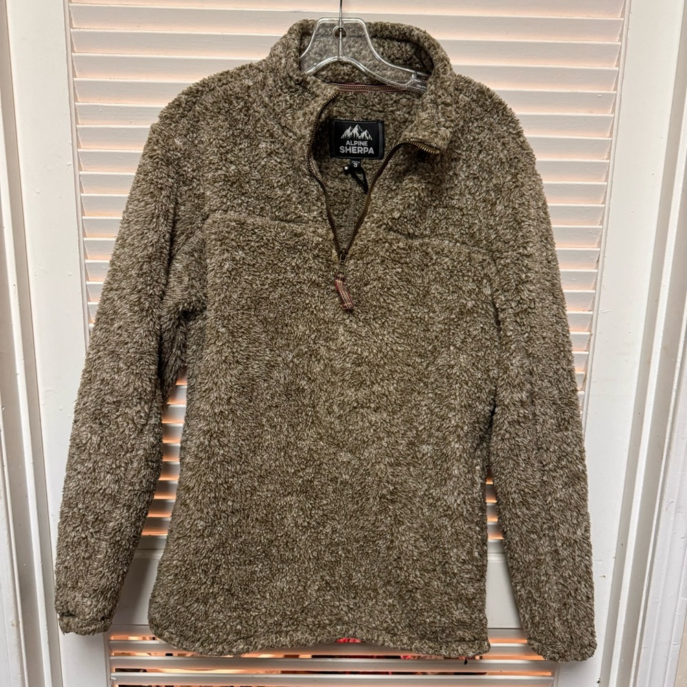 Alpine Sherpa Quarter Zip Men's Small